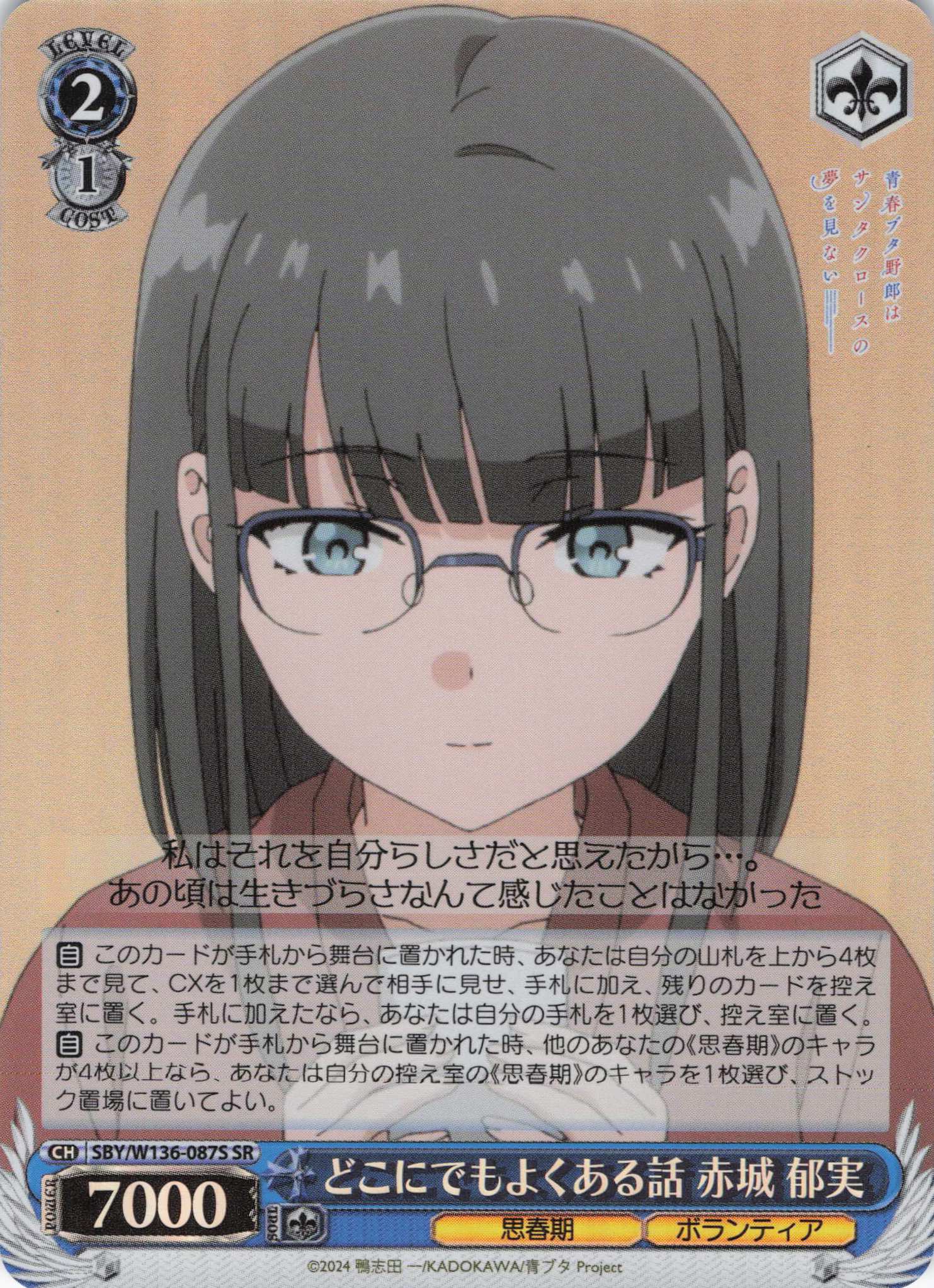 どこにでもよくある話 赤城 郁実(SR)(SBY/W136-087S)